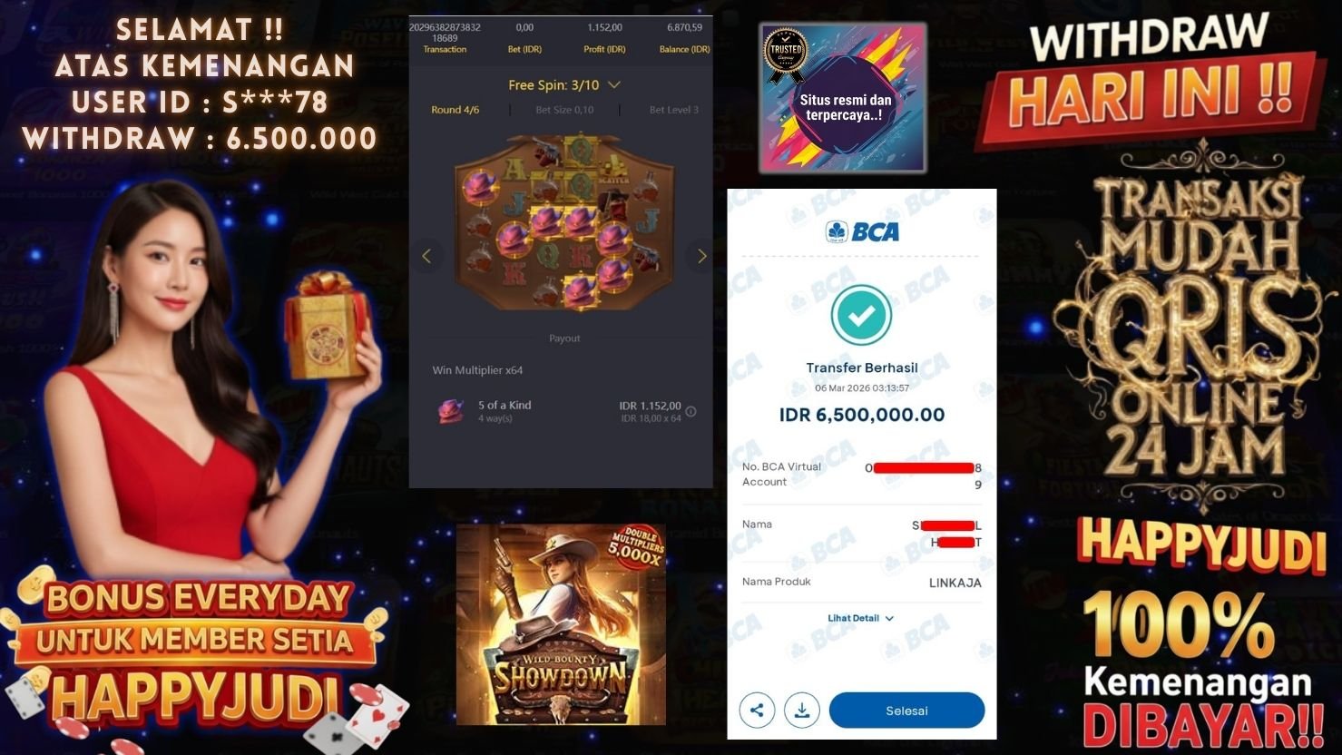 HAPPYJUDI JACKPOT SLOT WILD BOUNTY SHOWDOWN
